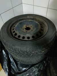 Jante otel ford +anvelope iarna 205/55 R16