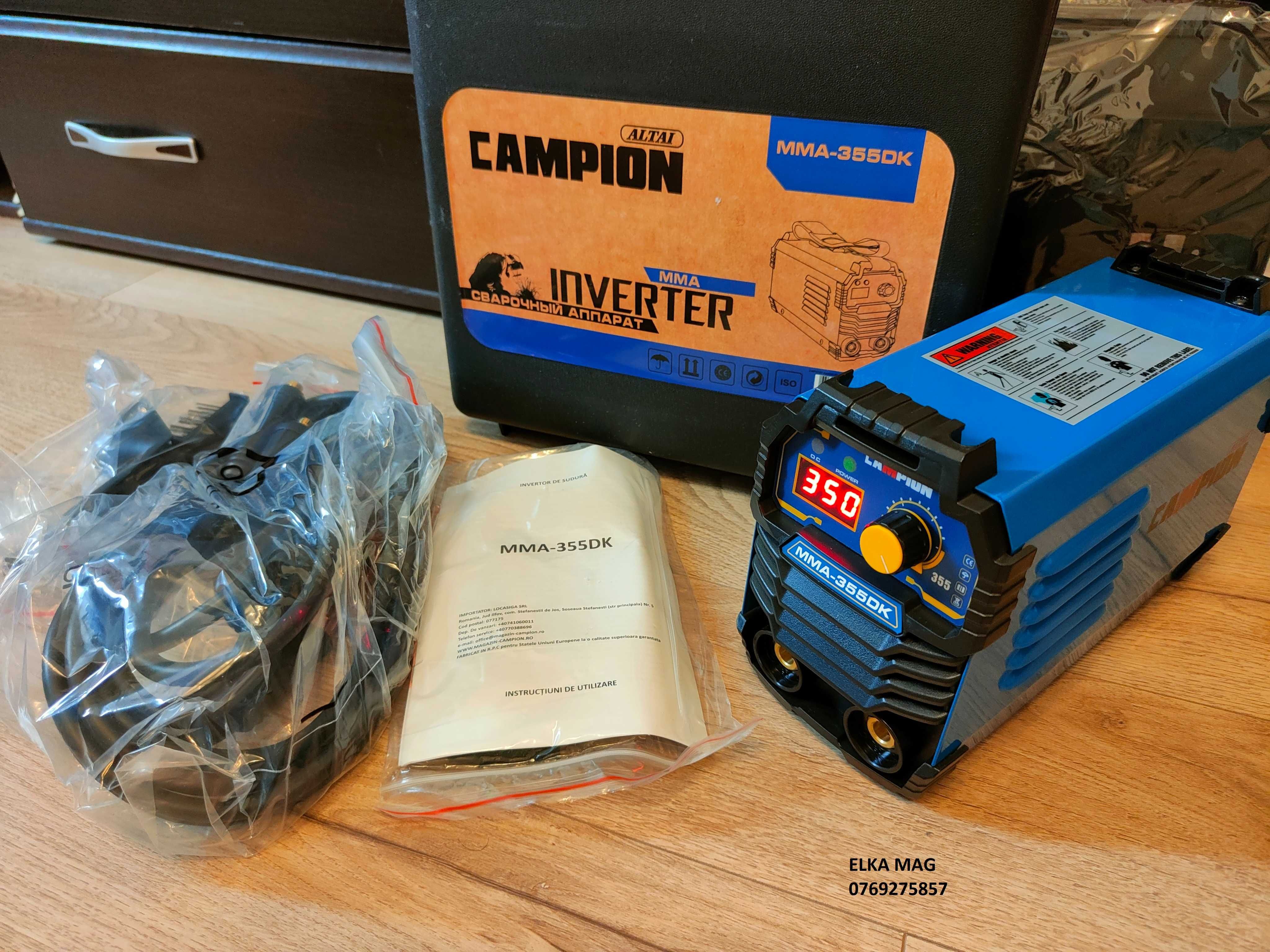 Invertor de sudura Campion MMA 355DK IGBT Transport !
20lei!