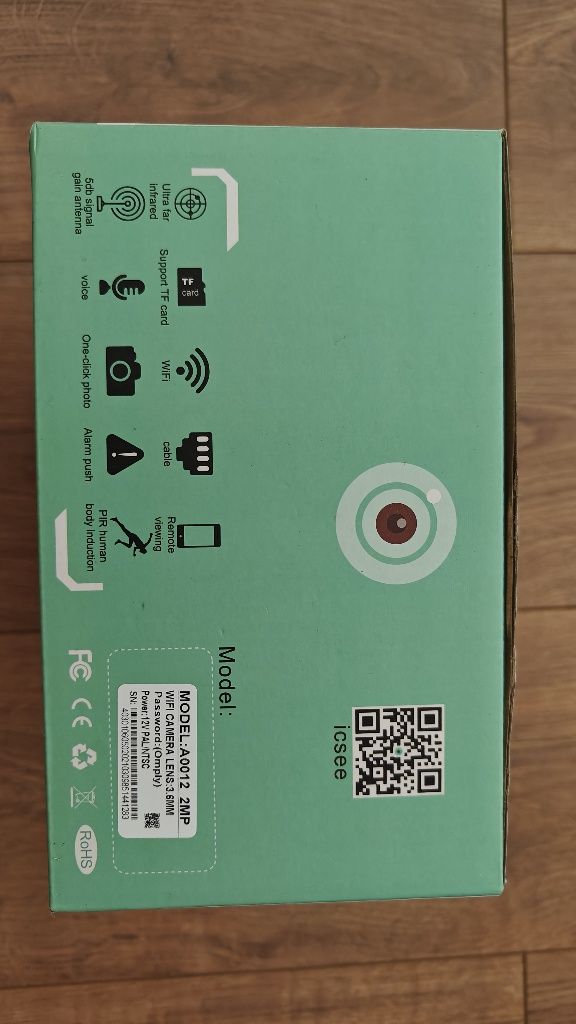 НОВА Куполна WiFi камера А0012, ъгъл на въртене 350 °