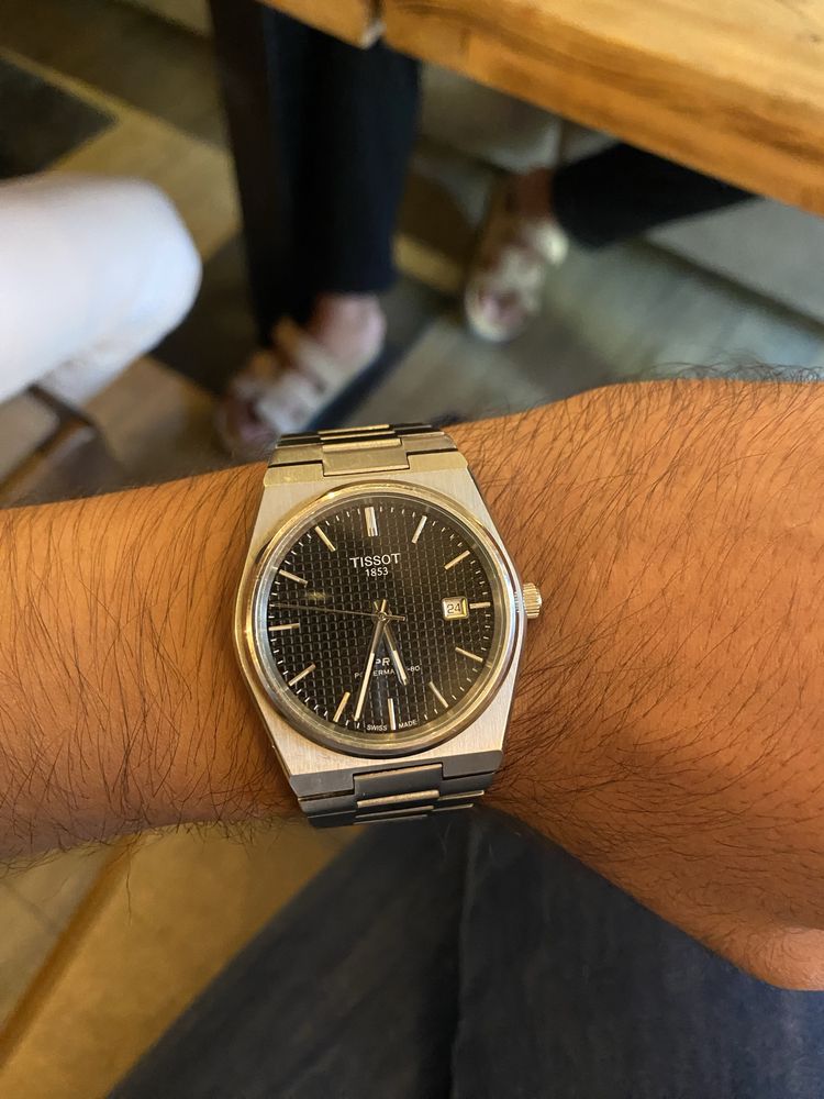 Tissot PRX механика с автоподзаводом
