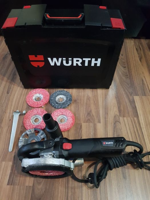 Mașină de șlefuit beton Wurth Master EBS 125 E   1700 W cu variator de