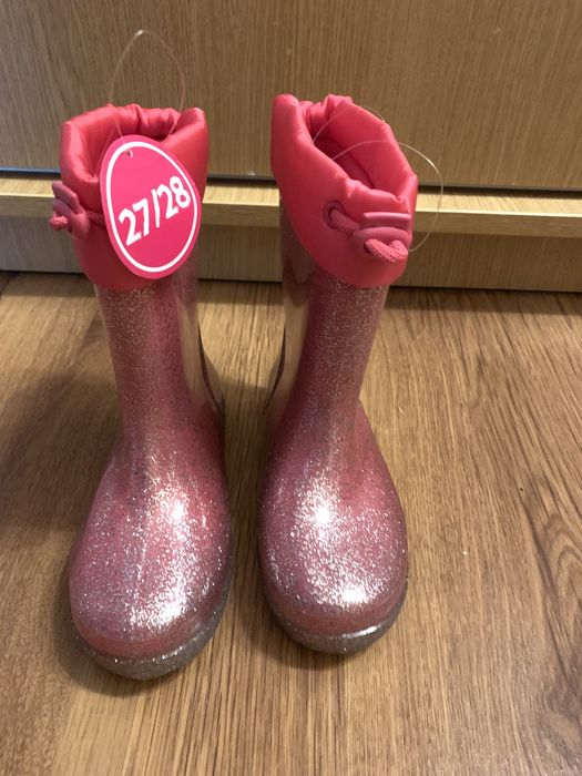 Cizme cauciuc imblanite noi 27/28 LC Waikiki
