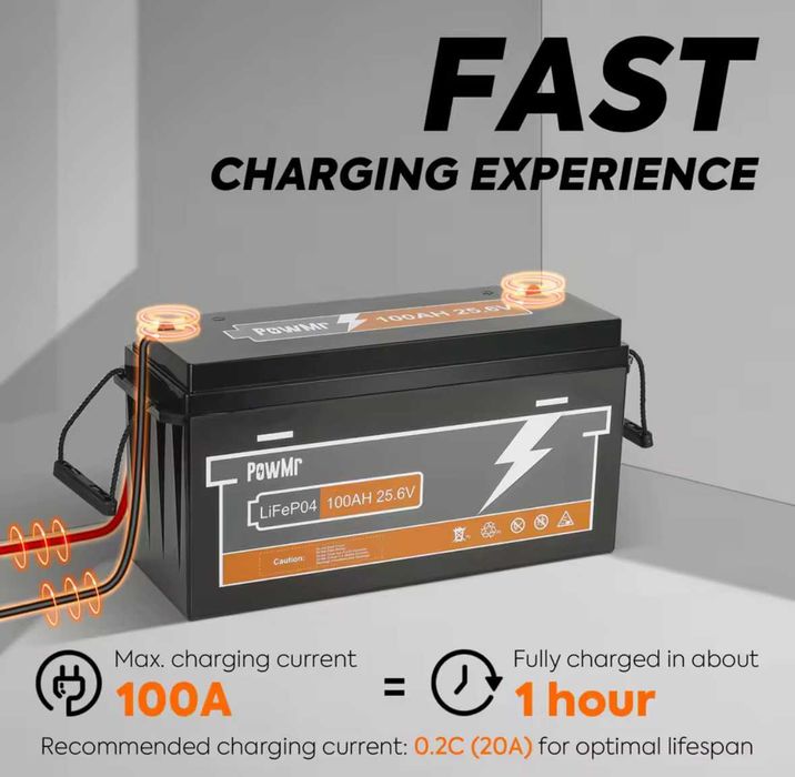 Батерия Pow Mr LifePo4 25,6 v 100A