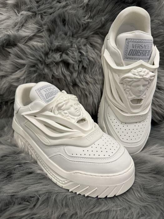 Adidasi Versace Odissea white Premium 36, 40 si 44 piele int si ext