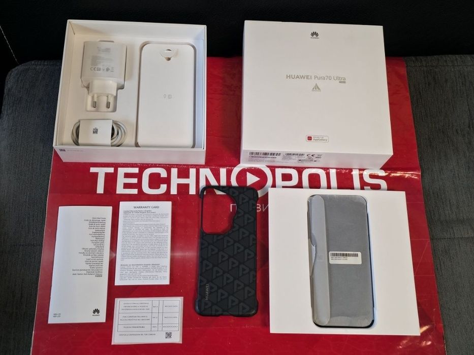 КАТО НОВ 512GB Huawei Pura 70 Ultra Гаранция Технополис 2026 Black