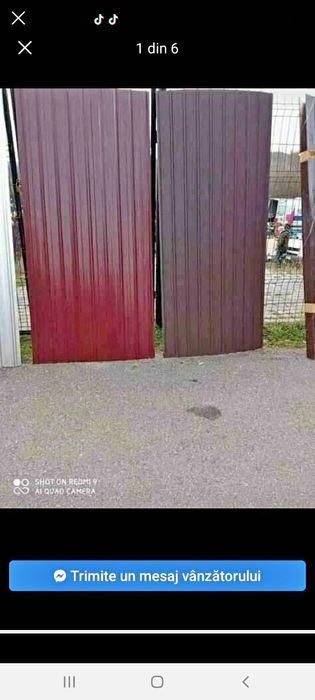 tabla zincata cutata