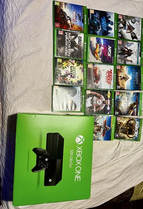 Xbox one 500GB+16 игри