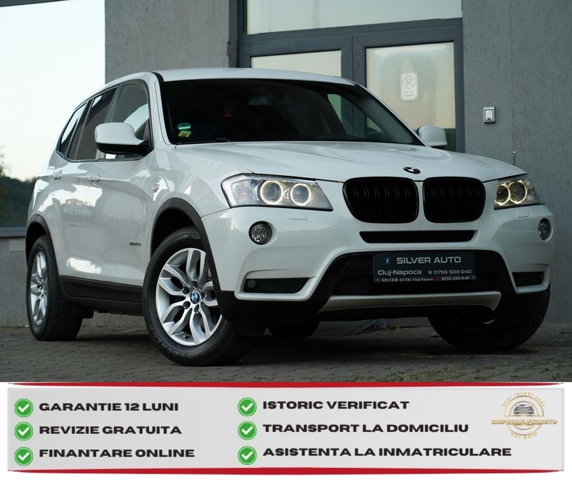 BMW X3 Automat Navi Piele Garantie 12 LUNI RATE