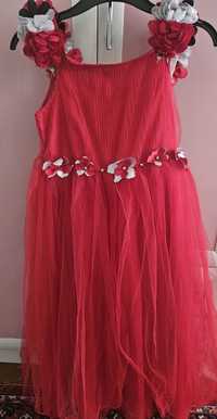 Вечернее красное платье для детей