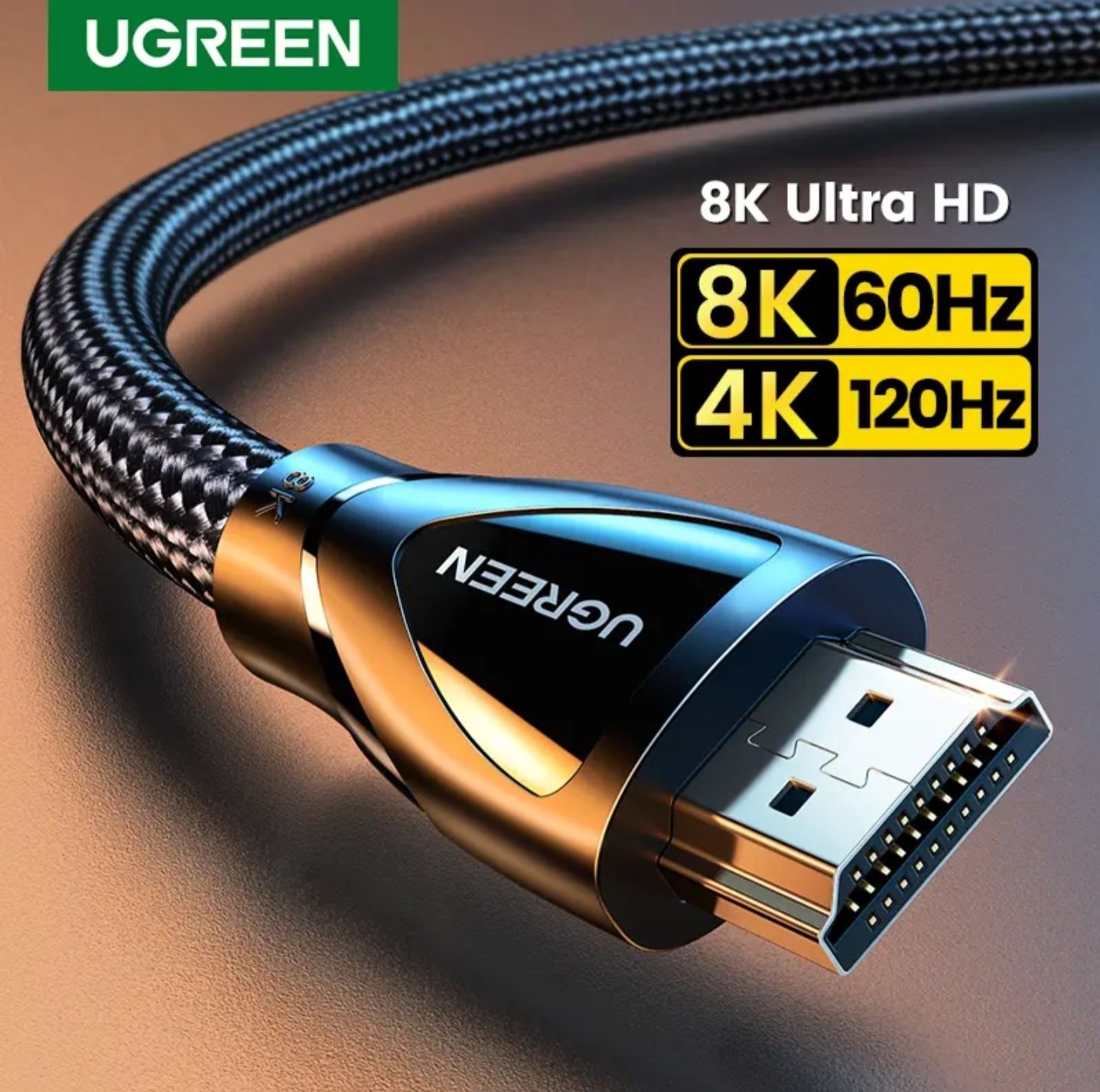 Ugreen HDMI Kabeli 2.1 8K/60Hz 2.0 4K/60Hz