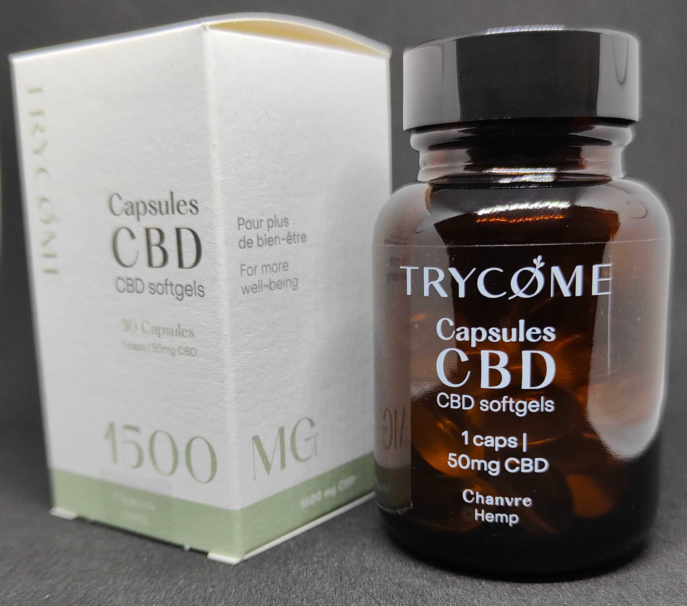 CBD Капсули TRYCOME - 1500MG