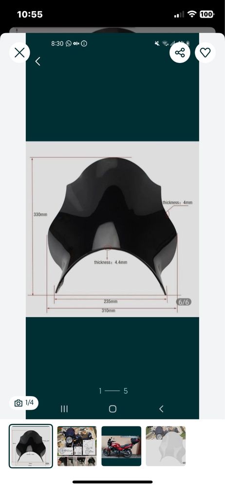 Windshield deflector