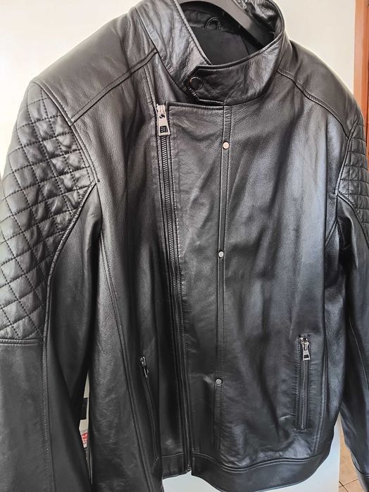 Мъжко яке естествена кожа VERA PELLE НОВО