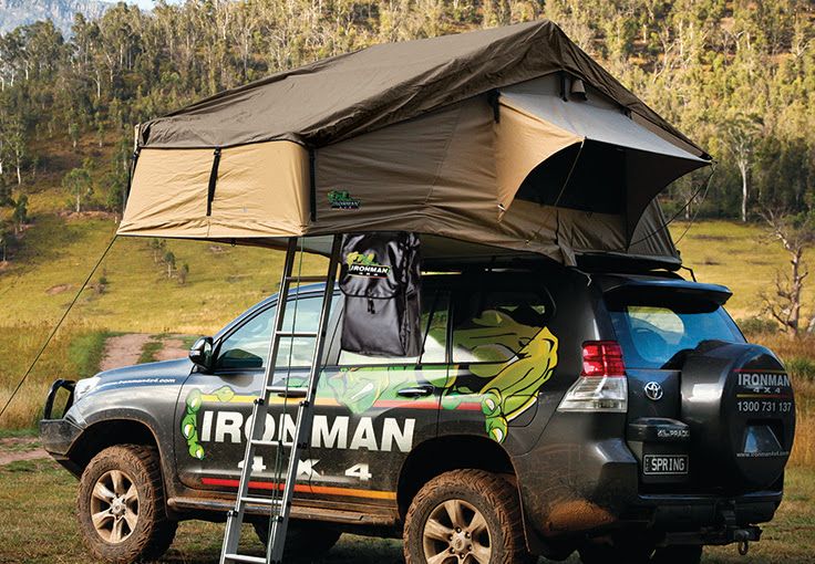 Палатка для крепления на багажнике или рейлингах - ironman 4x4