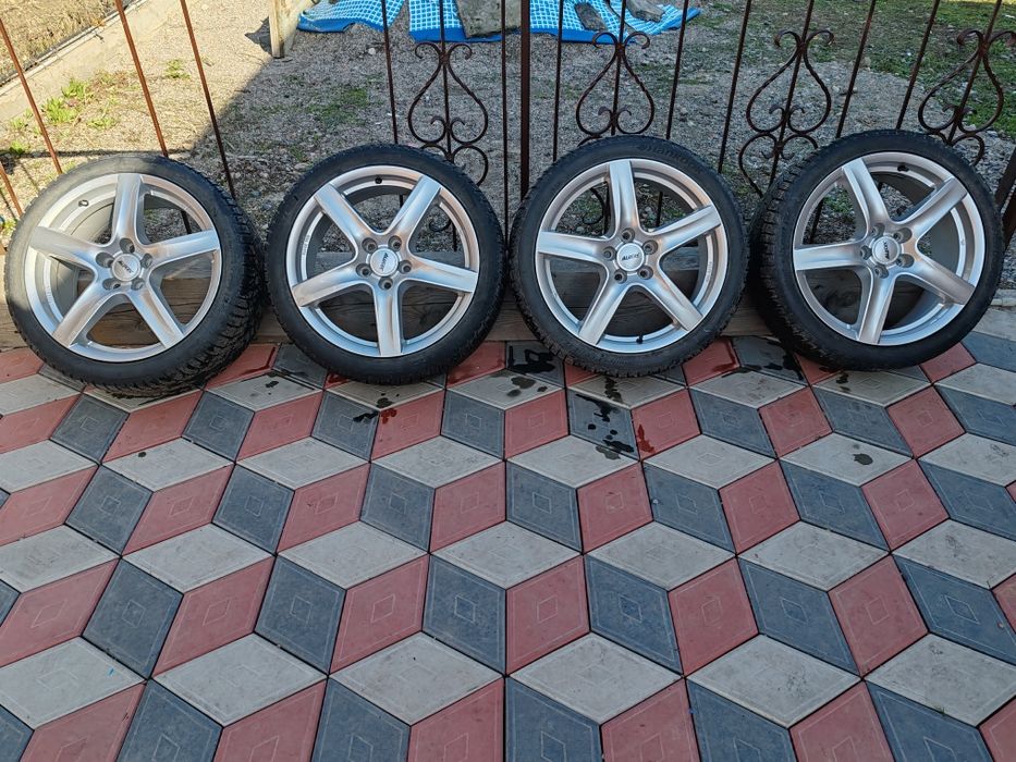 Германский диск и зимная резина хенкук размер 225х40х18 в отл состояни