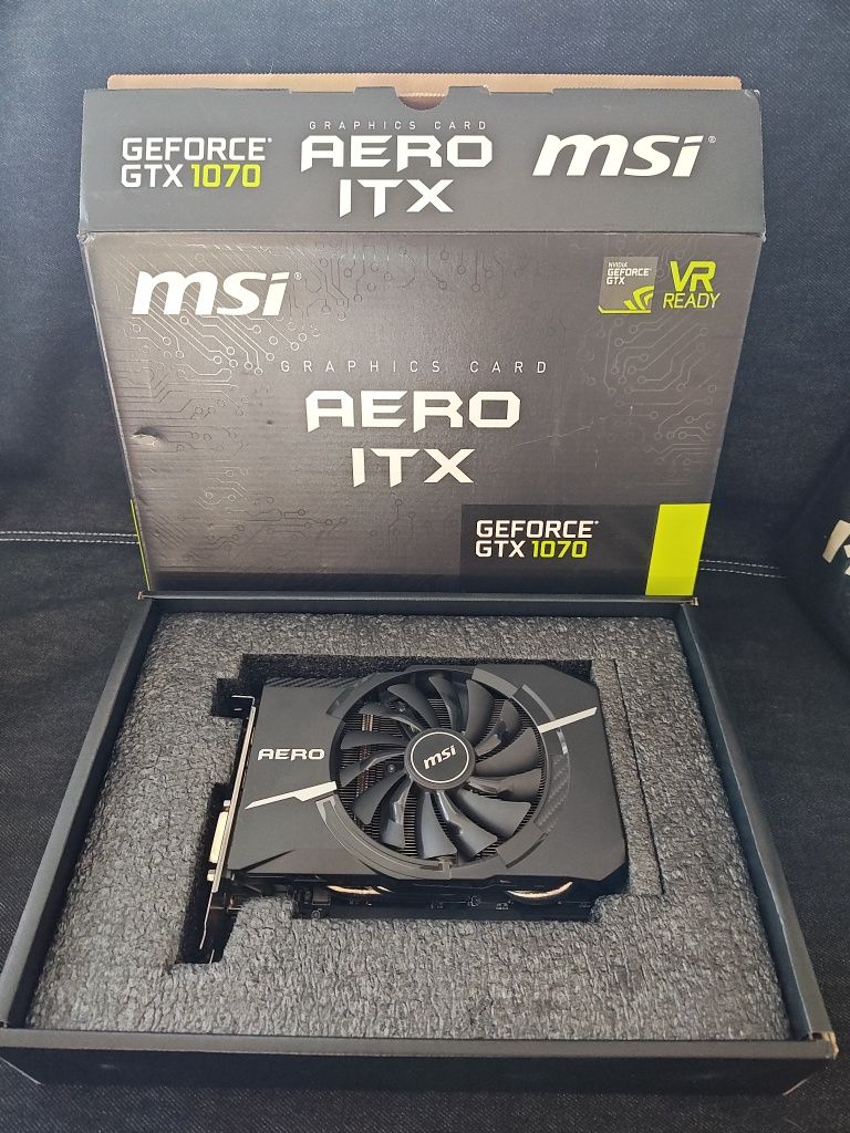Placa video MSI GTX 1070 Aero ITX 8GB OC – compactă / ITX