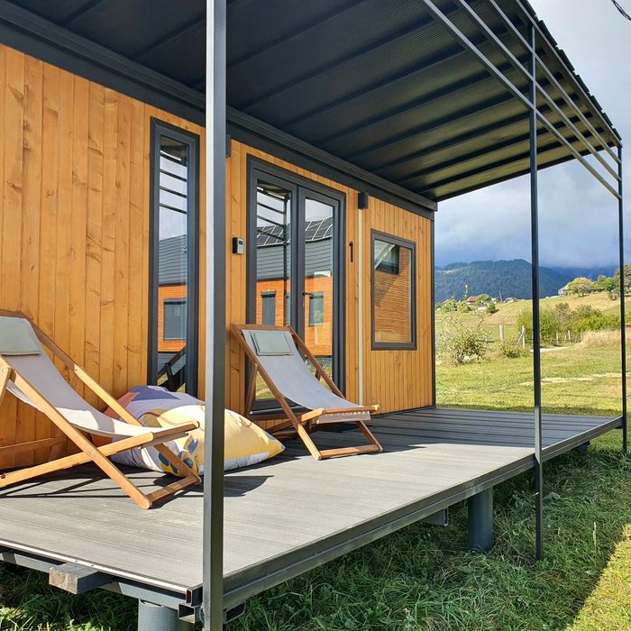 Tiny house investitie  constructie lemn transportabil