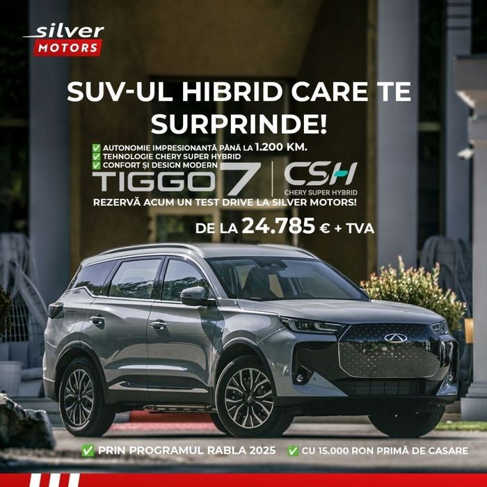 Chery Tiggo 7 CHERY Tiggo 7 CSH 1.5T-GDi 279 CP DHT