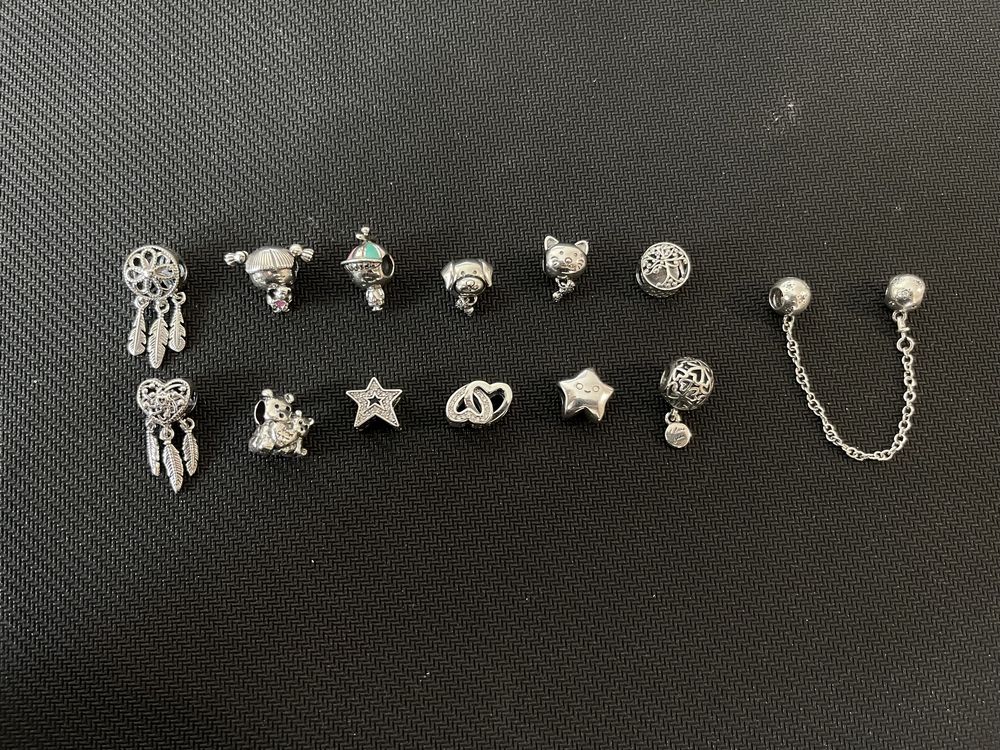 Charm talisman din argint pentru bratara Pandora