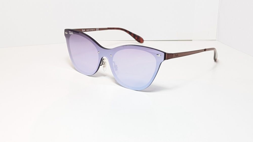 Ochelari de soare Ray Ban Blaze Cat Eye Ladies Blue