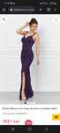 Rochie  eleganta/ de ocazie lunga cu șliț M/ L 38/40
