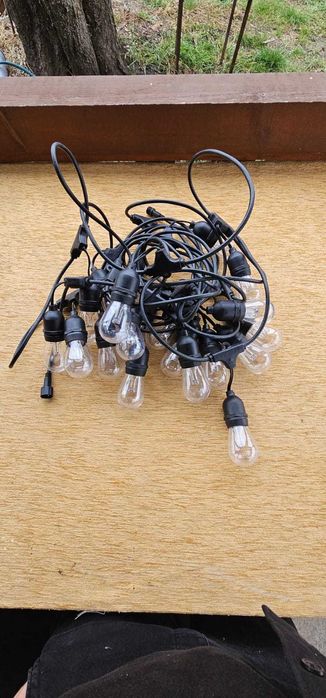 Ghirlanda de lumini RGB - 20 de becuri colorate