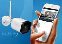 Camera supraveghere outdoor ISIWI Sqare wifi, made in Italy