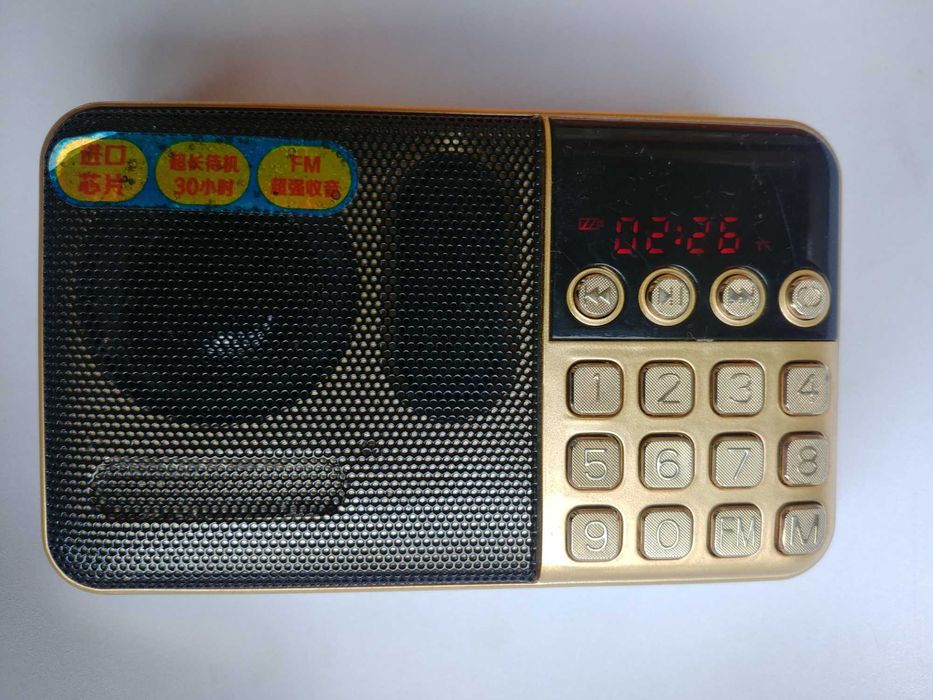 Карманный цифровой FM радиоприемник, MP3-плеер
