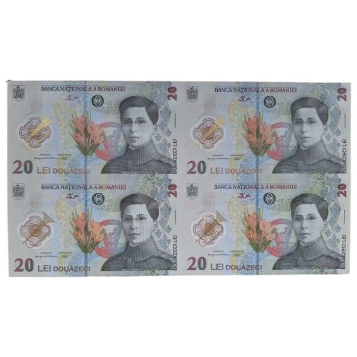 Coala 20 lei cu plic si certificat BNR