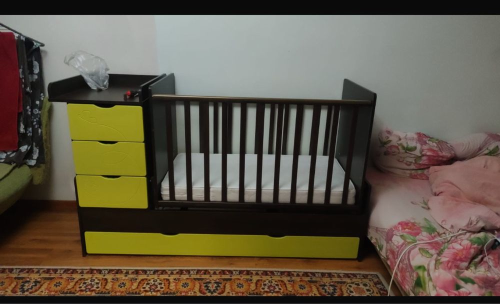 Отдам кроватку-люльку, детская кроватка, кровать