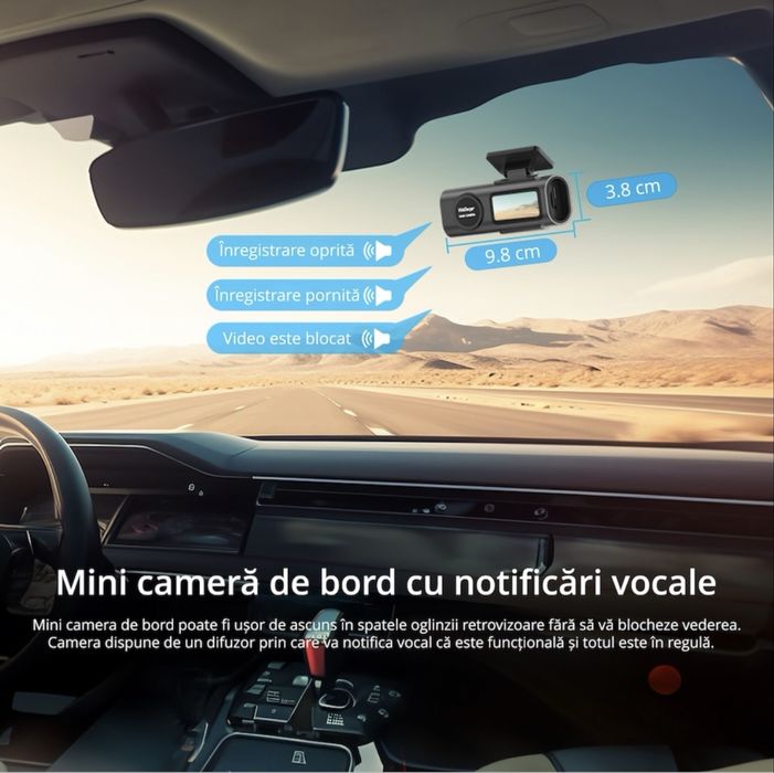 ***NOU*** Camera Auto DVR ROAD-X 4K fata-spate