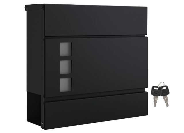 Cutie poștală SONGMICS  suport pentru ziar, capac , închidere cu cheie