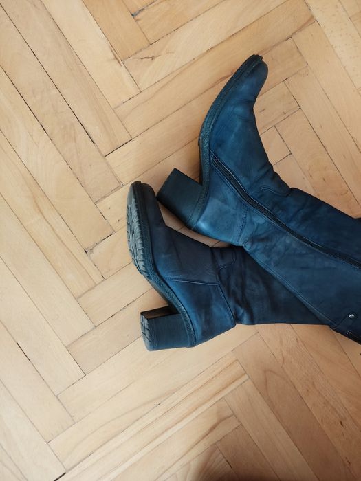 Дамски ботуши естествена кожа 38
