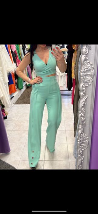 Чисто нов дамски летен комплект цвят мента S