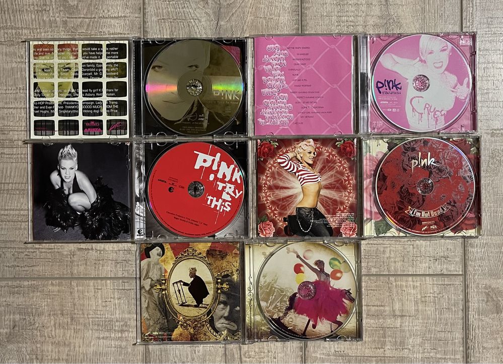 Lot cd-uri originale P!NK (PINK) - primele 5 albume