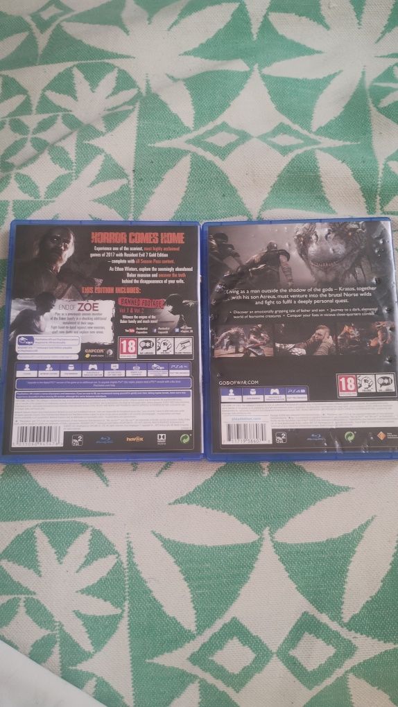 God of war и resident evil gold edition