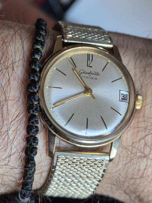 Ceas Glashutte 17 jewels, anii "60-"70, superb