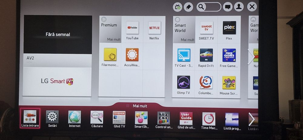 Tv smart LG diagonala 108 cm