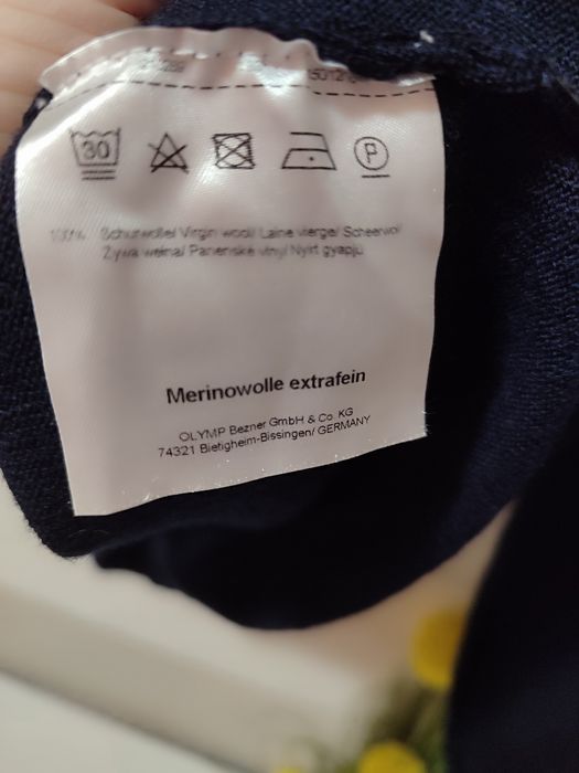 Пуловер с висока яка Olymp 100% Мерино-L /XL