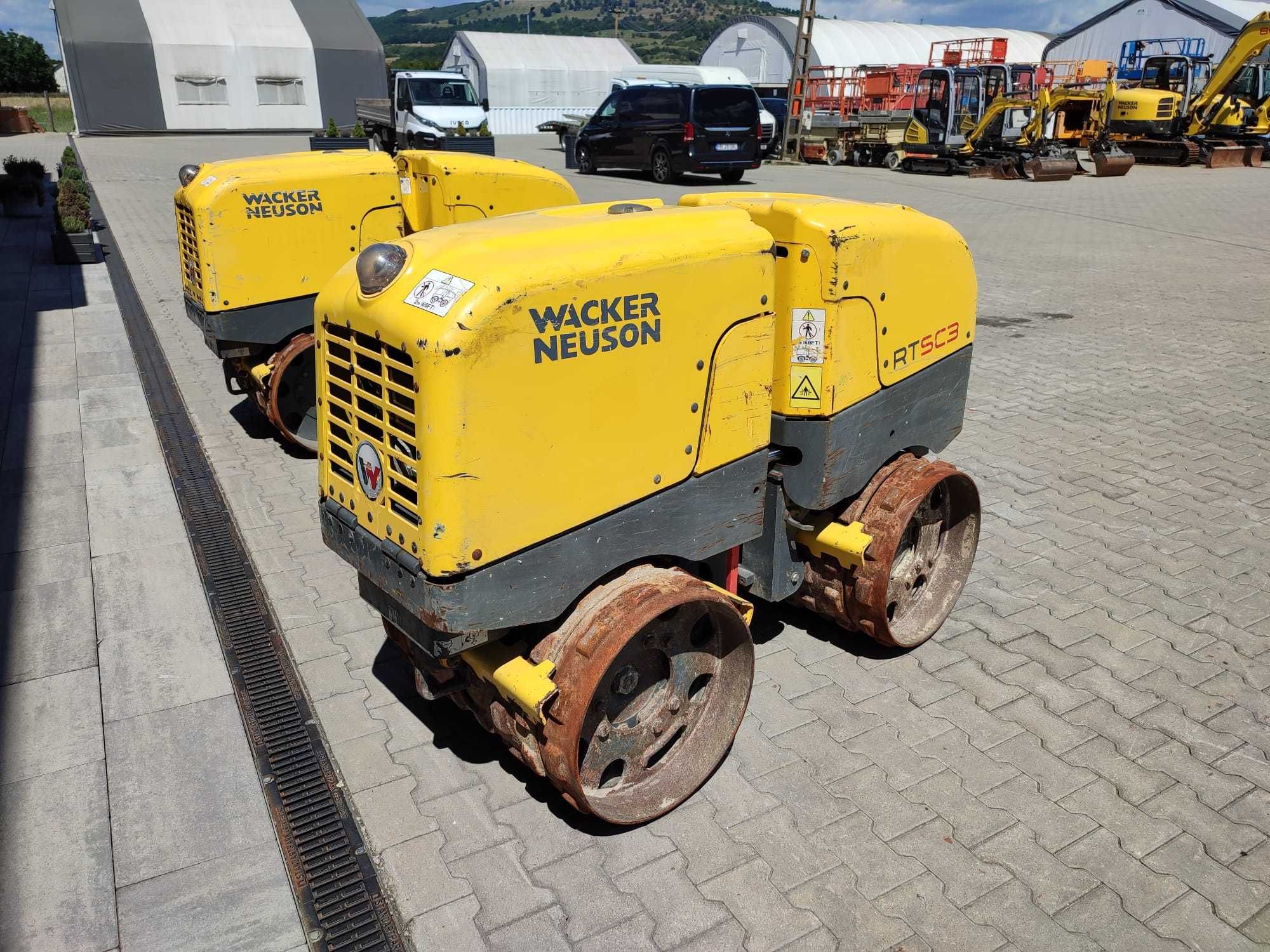 Cilindru vibro-compactor cu telecomanda Wacker Neuson RTK-SC3