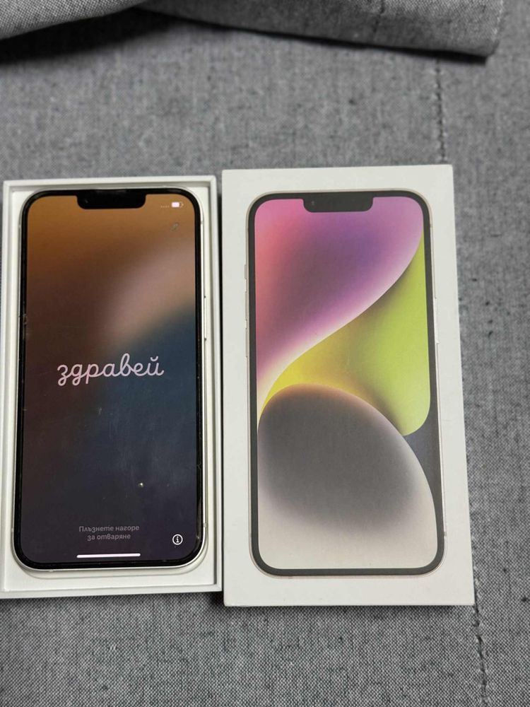 Iphone 14 бял 128гб