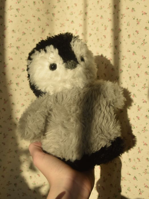 Вязаная игрушка пингвин