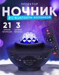 Ночник космос проектор калонка Bluetooth с пультом