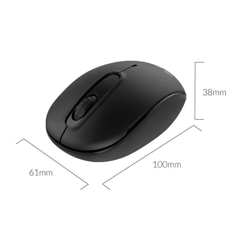 Mouse optic wireless Orico, pentru laptop, PC, negru