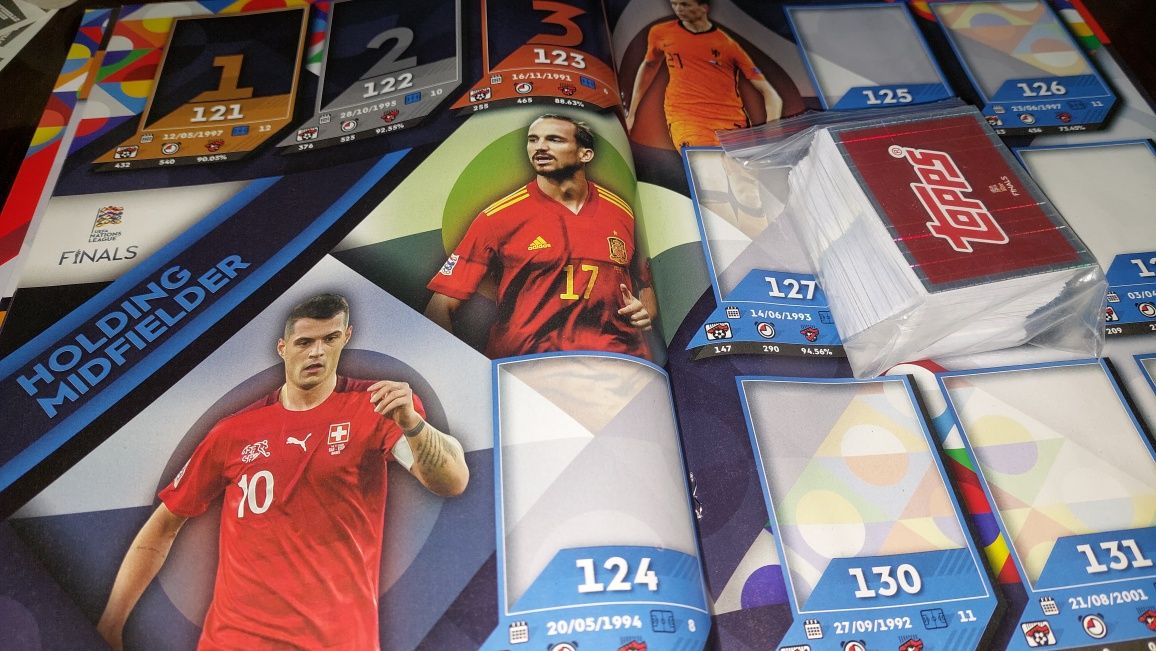 Album complet,nelipt,Topps Nations League 2022-23,220 lei