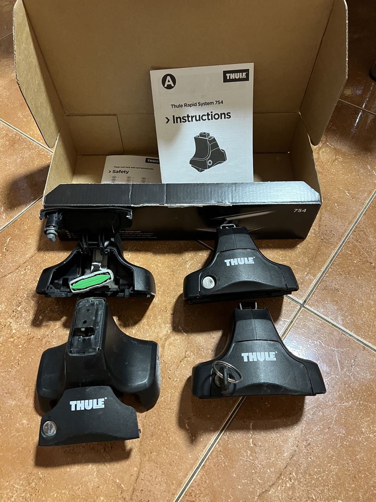 Thule Rapid System 754 si kit 1440 pt Toyota Auris sau Corolla 2006->