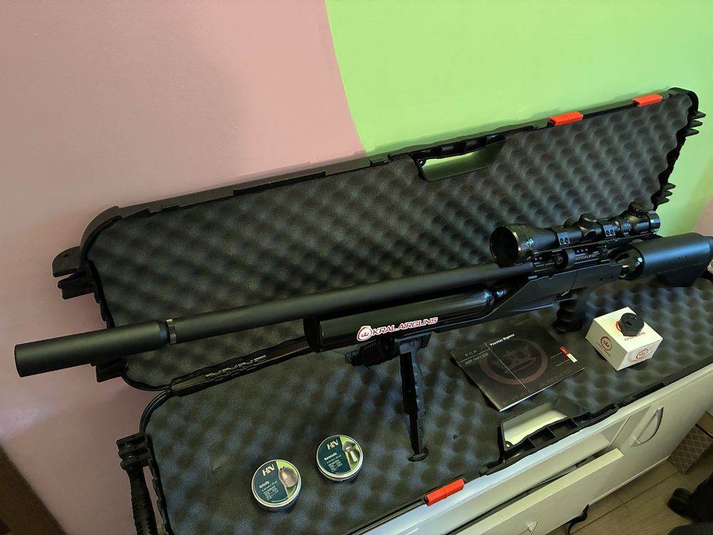 Продавам въздушна пушка Kral Arms puncher big Max PCP