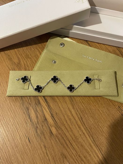 Van Cleef & Arpels - Bratara Silver Black (argint/negru)