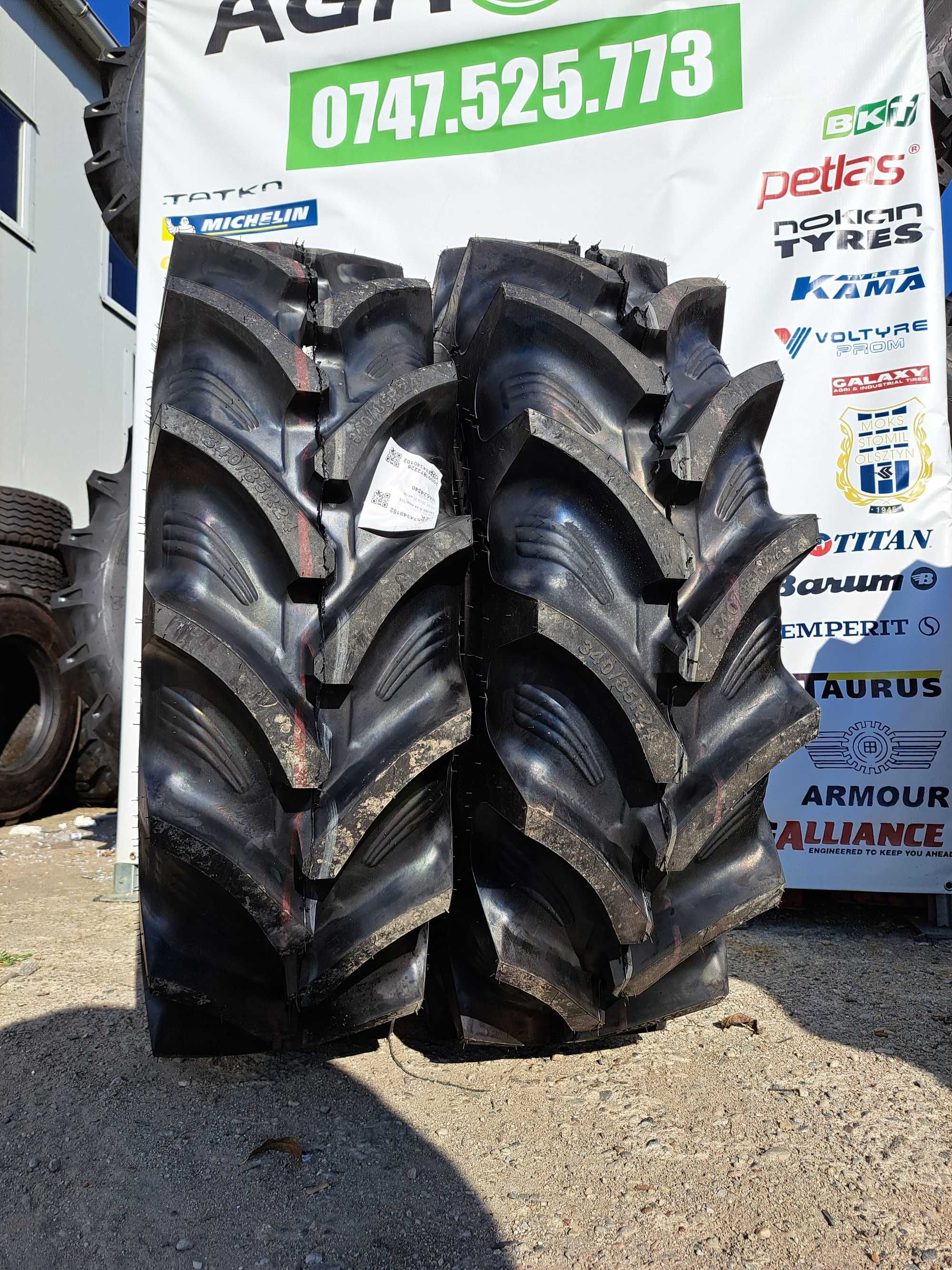 Anvelope TRACTOR 340/85R24 OZKA cauciucuri noi radiale 13.6R24