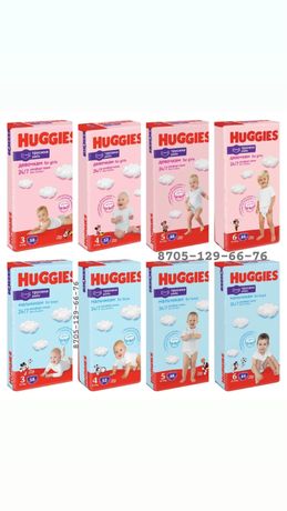 Трусики Huggies (хаггис) для девочек/для мальчиков, все размеры.
